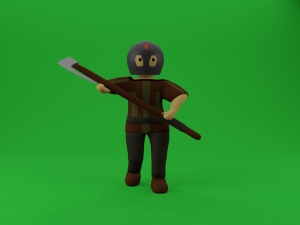 set of medieval warriors Modèle 3D