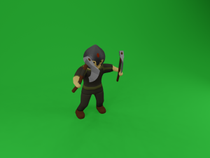 set of medieval warriors Modèle 3D