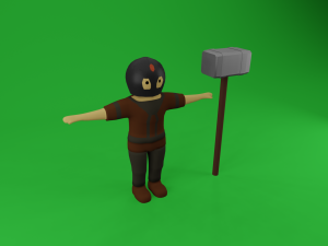 set of medieval warriors Modèle 3D