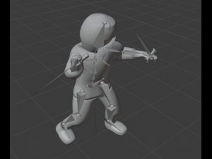 set of templar knights Modèle 3D