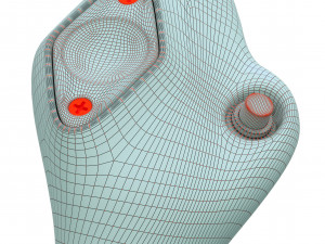 Airbus sidestick 3D 모델