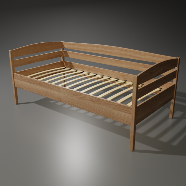 model bed for a childrens 3D Модель .c4d .max .obj .3ds .fbx .stl .blend 