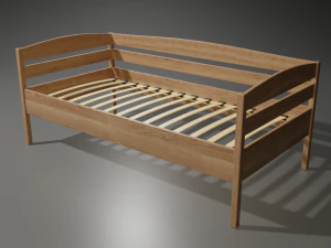 Modellbett f&uuml;r ein Kinderbett 3D Modell
