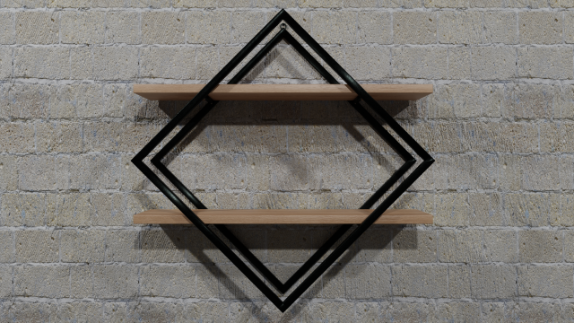 shelf for flowers and other things 3D मॉडल .c4d .max .obj .3ds .fbx .stl .blend 