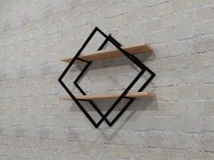 shelf for flowers and other things 3D मॉडल