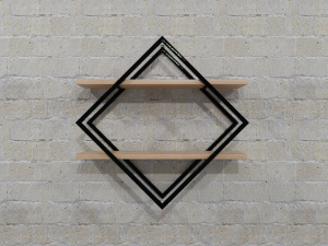 shelf for flowers and other things 3D मॉडल