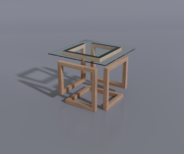 unusual coffee table 3D Model .c4d .max .obj .3ds .fbx .stl .blend 