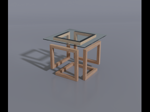 unusual coffee table 3D मॉडल