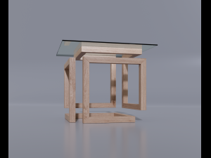 unusual coffee table 3D Model