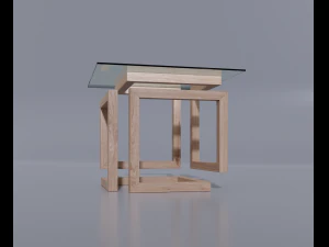 unusual coffee table 3D Model