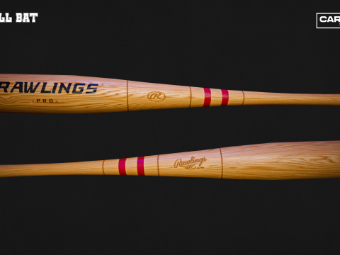 Baseball Essentials Equipment Pack Model 3D
