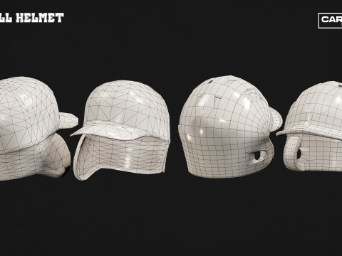 Baseball Essentials Equipment Pack Model 3D