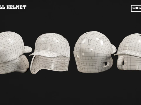 Baseball Essentials Equipment Pack 3D Model