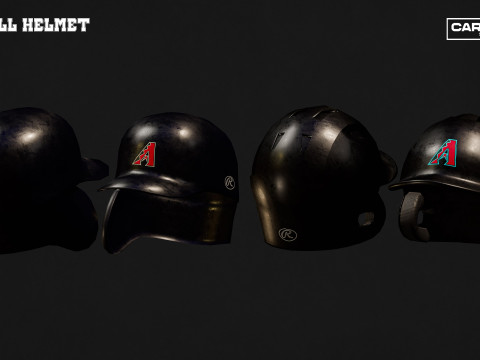 Arizona Diamondbacks Character Essential Equipment Baseball ProKit Modello 3D