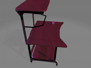Office desk 3D Model