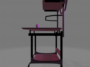 Office desk 3D Model
