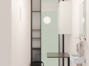 office accommodation wc 3D Модель