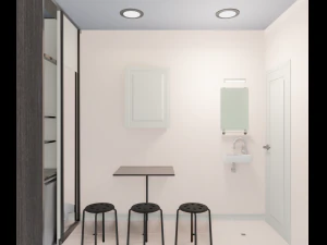 office accommodation wc 3D Model