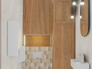 office accommodation wc 3D Model