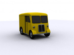 marmon-herrington delivery-van 1946 3D 모델