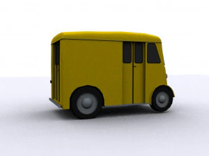 Furgone per consegne Marmon-Herrington 1946 Modello 3D