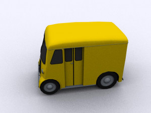 marmon-herrington delivery-van 1946 3D 모델