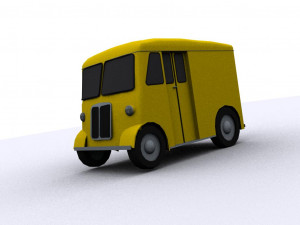 marmon-herrington delivery-van 1946 3D 모델