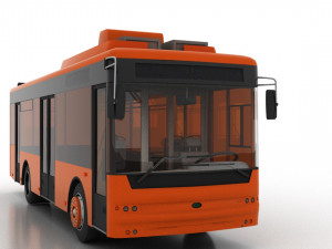 trolleybus bogdan t50110 3Dモデル
