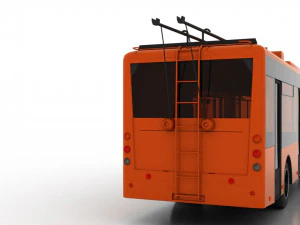 trolleybus bogdan t50110 3D Model