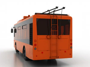 trolleybus bogdan t50110 3D Model