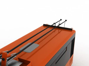 trolleybus bogdan t50110 3D Model