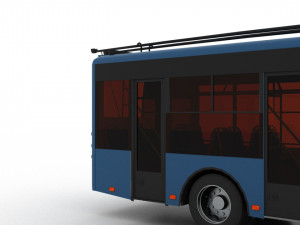 trolleybus bogdan t60111 Modèle 3D