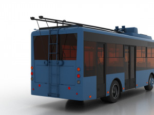 trolleybus bogdan t60111 Modèle 3D