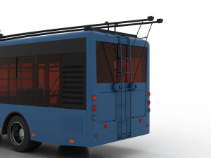 trolleybus bogdan t60111 Modèle 3D