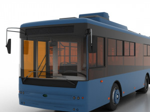 trolleybus bogdan t60111 Modèle 3D