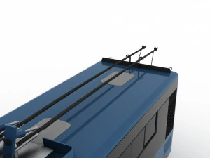 trolleybus bogdan t60111 3D Model