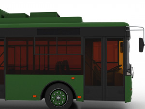 trolleybus bogdan t70110 3D Model