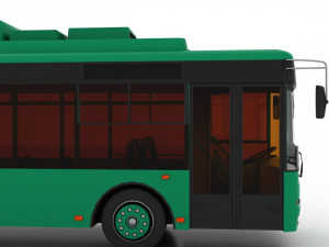 trolleybus bogdan t70120 3D Модель