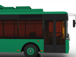 trolleybus bogdan t70120 3D Model