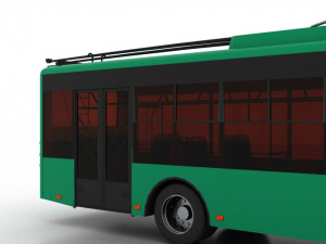 trolleybus bogdan t70120 3D Модель