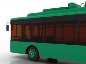 trolleybus bogdan t70120 3D Model