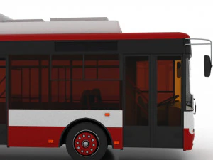 trolleybus bogdan t70115 3D Model