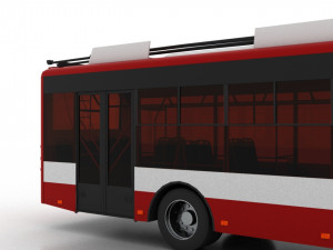 trolleybus bogdan t70115 Modelo 3D