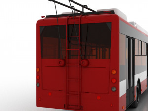 trolleybus bogdan t70115 Modelo 3D