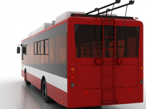 trolleybus bogdan t70115 Modelo 3D