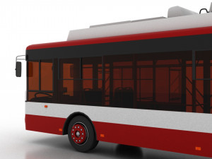 trolleybus bogdan t70115 Modelo 3D