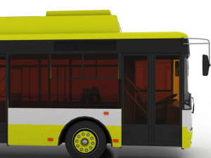 trolleybus bogdan t70117 3D-Modell