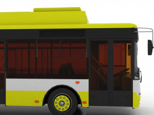 trolleybus bogdan t70117 3D Model