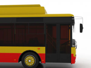 trolleybus bogdan t90117 3D Model