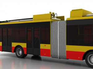 trolleybus bogdan t90117 3D Модель